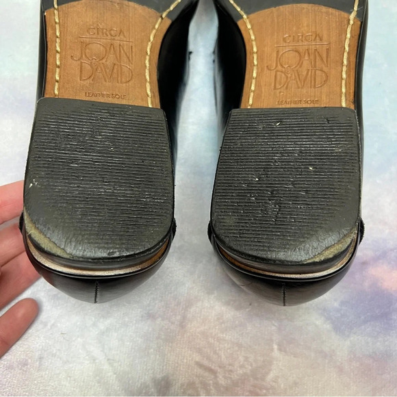 Circa Joan & David Black Leather Flat Women’s 8.5 - Picture 8 of 11